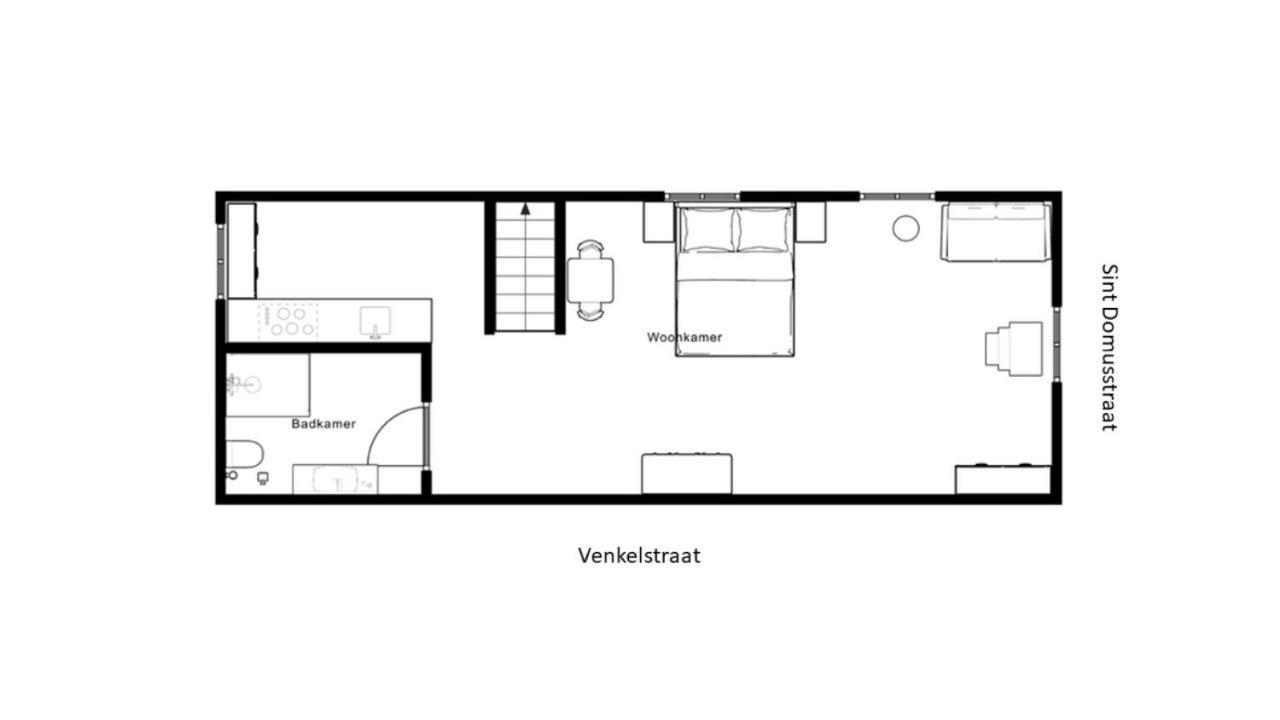 شقة زييريكسي  في Pakhuis De Venkel - Zolder Studio المظهر الخارجي الصورة